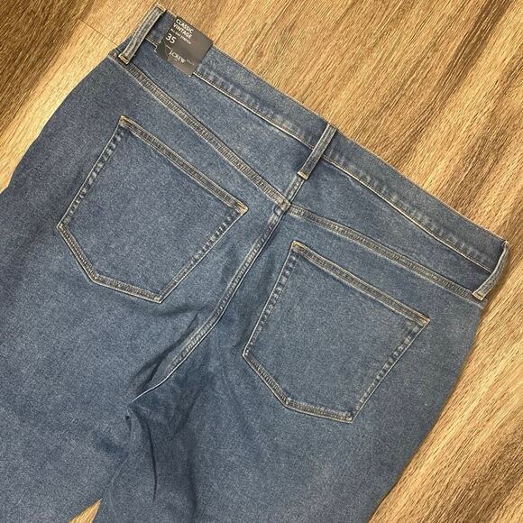 NWT J.Crew Classic Vintage Jean In All Day Stretch Azure Lake Wash Size 35 - Picture 8 of 8